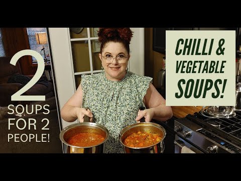 2 Soups for 2 People with 1lb. Ground Beef, CVC's...