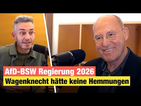 Gregor Gysi über AfD-Regierung, Brandmauer & Wagenknecht