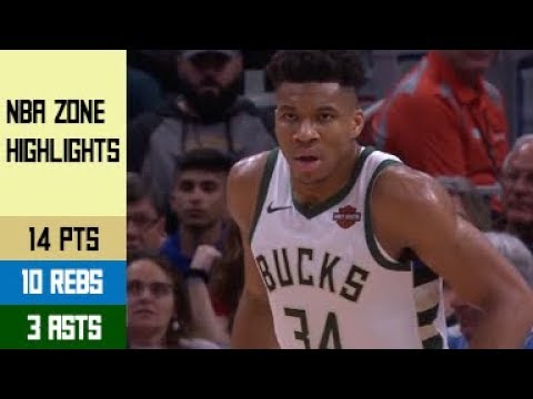 Giannis Antetokounmpo Highlights vs Pistons FRG3 - 14 Pts, 10 Rebs, 3 Asts (20.04.19)