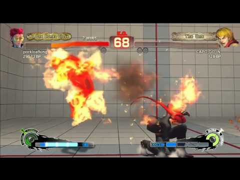 SSF4: porkloafking (C. Viper) VS CAPO GO IN (Ken) - Endless Battle