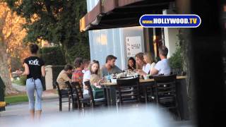 Chris, Liam Hemsworth Eat at Toast
