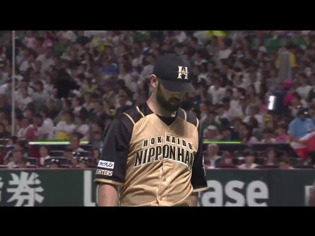 【6回裏】ファイターズ・マルティネス 毎回ランナーを許すも1失点に封じる!! 2018/9/23 H-F