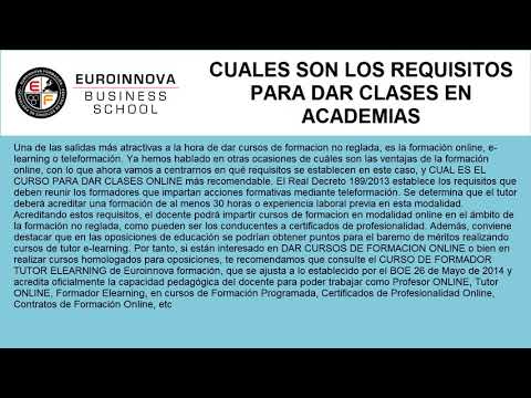 Cursos Youtube Online Euroinnova