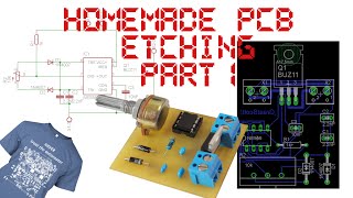 Homemade PCB Etching (through hole parts) - Part 1
