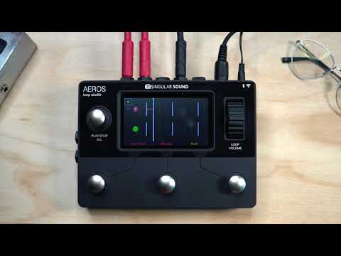 Singular Sound Aeros Loop Studio Stereo Looper Pedal Singular Sound Aeros Loop Studio Stereo Looper Pedal