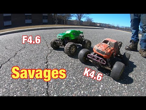 Hpi Savage’s K4.6 vs F4.6 Big Block Power