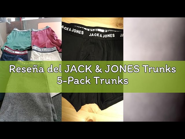 Vídeo relacionado con Jack & Jones Trunks 5-Pack Trunks Surf The Web m Surf The Web M