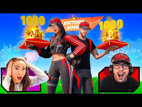 My FIRST DUO *ICON SKIN* WIN With My Wife!