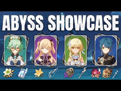 Dendro Hyperbloom + Taser | Abyss 12-3-2/3.0 | Sucrose Fischl Traveler Xingqiu | Genshin Impact