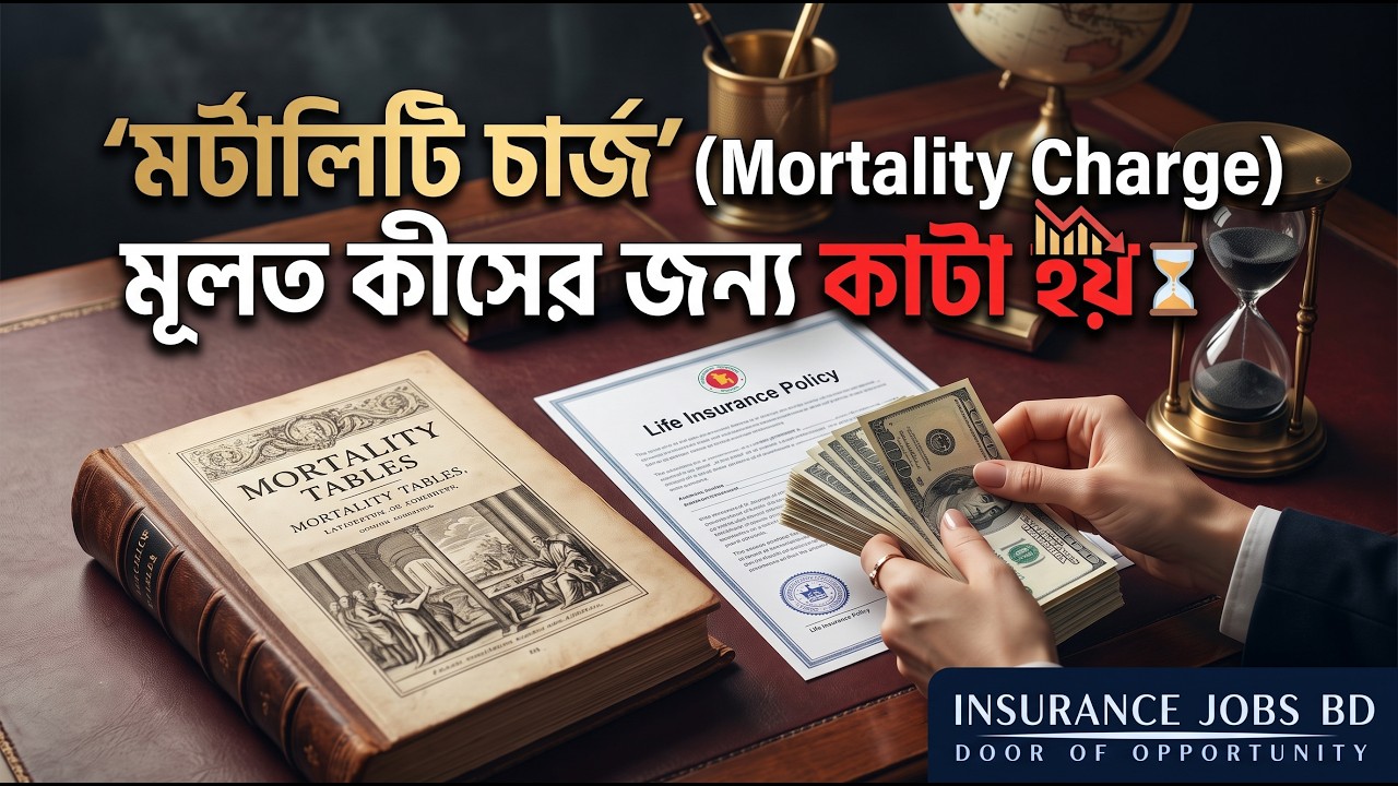 মর্টালিটি চার্জ' (Mortality Charge) মূলত কীসের জন্য কাটা হয়?