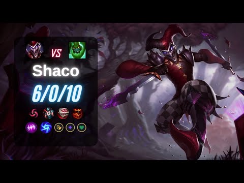 SHACO JUNGLE vs ZAC - EUW LoL Challenger Patch 13.20