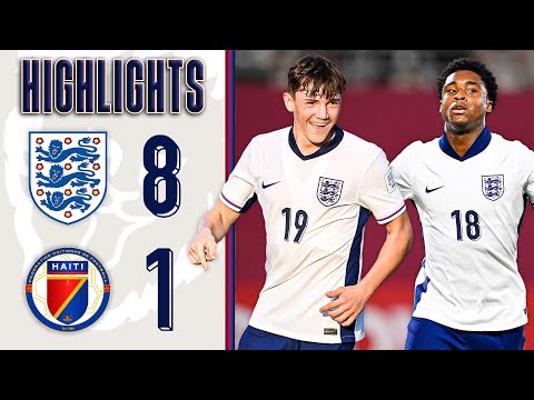 Young Lions Hit EIGHT In Doha! | England 8-1 Haiti | FIFA Under-17 World Cup | Highlights