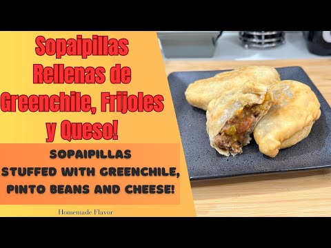 La Mejor Receta de Sopaipillas Rellenas / Stuffed Sopaipillas Recipe #Sopaipillas #Empanadas