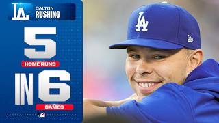 5 HOMERS in 6 GAMES this season for Dodgers catcher Dalton Rushing! ???? | MLB Highlights
