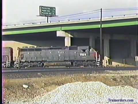 Classic Railroad Series 327 - SP and UP at Colton, CA January 15, 1990