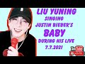 Liu Yuning Singing BABY By Justin Bieber During His Latest Livestream