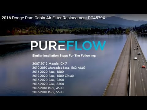 2016 Dodge Ram Cabin Air Filter Replacement PC4579X -  Breathe Easier with PUREFLOW