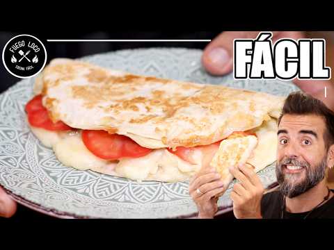🔥Cena 5 Minutos FÁCIL, Saludable y Deliciosa 👉 Solo 1 huevo y SIN HORNO