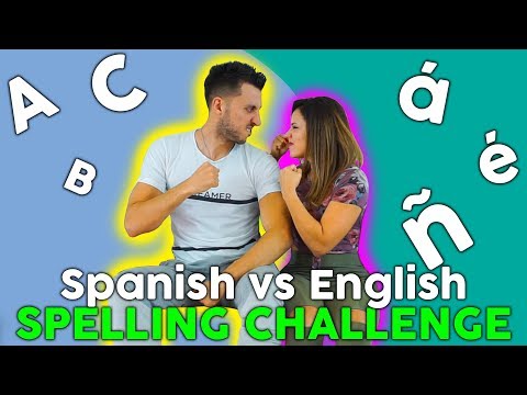 English Vs Spanish Challenge!!!