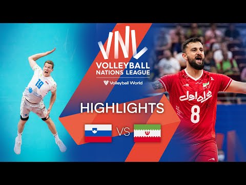 🇸🇮 SLO vs. 🇮🇷 IRI - Highlights Week 3 | Men's VNL 2022