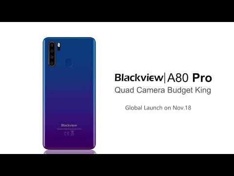 Blackview A80 Pro | Quad Camera Budget King, Global Launch on November 18