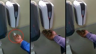 This 'Racist soap dispenser' at Facebook office does not work for black people