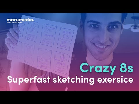 Crazy 8s - Superfast Sketching Exersice