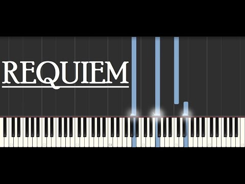 Frederic Bernard - Requiem [Piano Tutorial] (Synthesia) (Sheet Music)