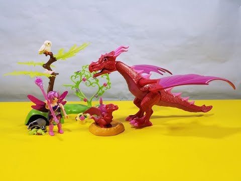 ***New***Playmobil Friendly Dragon With Baby From The Fairies Collection