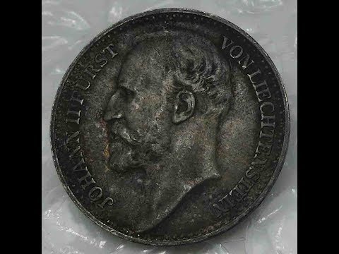 Liechtenstein 1 Krone 1904 Johann II Silver