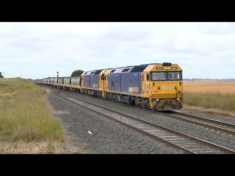7731V Grain Train Approaching Gheringhap Loop (23/12/2022) - PoathTV Australian Railways