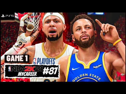 NBA 2K21 My Career Next Gen EP 87 - Curry Injured? - Playoffs CSF G1 (PS5)