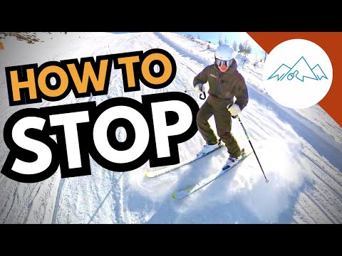How to stop on skis | Stopping whilst skiing
