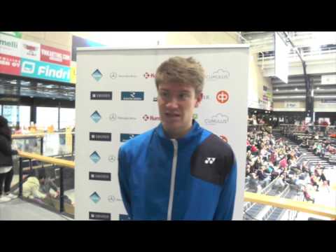 SM 2017: Miesten kaksinpelin mestari Kasper Lehikoinen