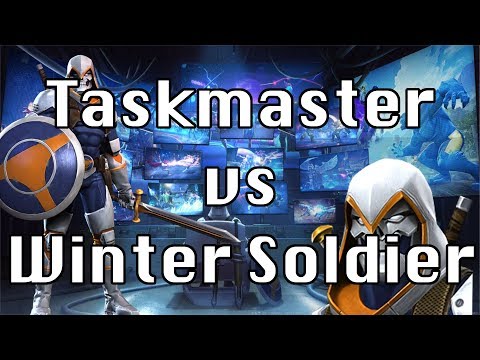 Taskmaster vs ROL Winter Soldier!!! Marvel Contest of Champions