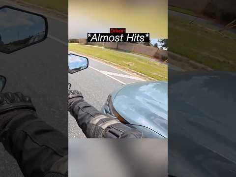 Biker Almost GETS HIT By Stupid Driver 😳🤬 @Avtomat-c8k