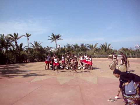 Zulu dancing In Durban SA