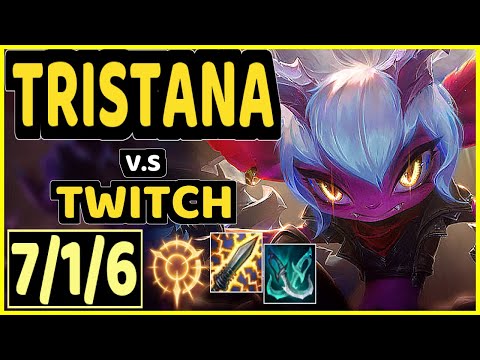 FORG1VEN (TRISTANA) vs TWITCH - 7/1/6 KDA BOTTOM ADC CHALLENGER GAMEPLAY - EUW