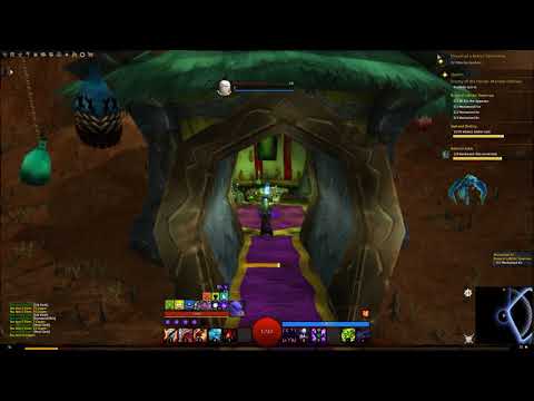 [WoW] Nightborne Warlock Leveling #12 - Stonetalon Mountains #1