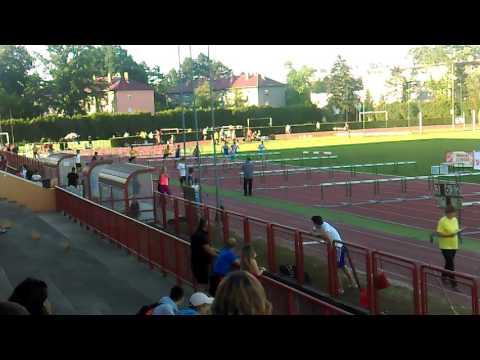 Prvi dan PH mlađih juniora, Varaždin, 27. 05. 2017.,  110 m prepone finale, Domagoj Mutić  2. mjesto