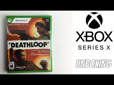 DEATHLOOP XBOX GAME UNBOXING