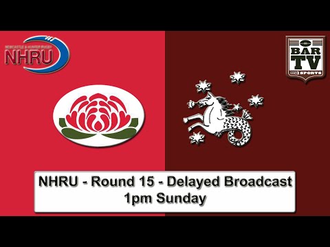 2015 NHRU Round 15 - Delayed Broadcast - Waratah v University