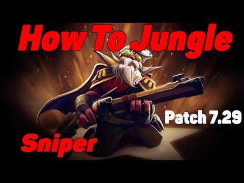 DoTa 2 How To Jungle Sniper Patch 7.29 iRG fast midas
