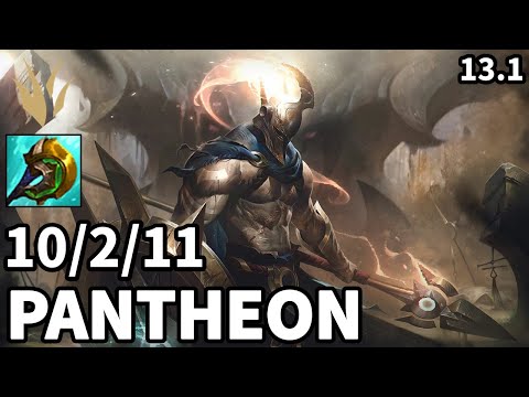Pantheon Jungle vs Lillia - EUW Master | Patch 13.1