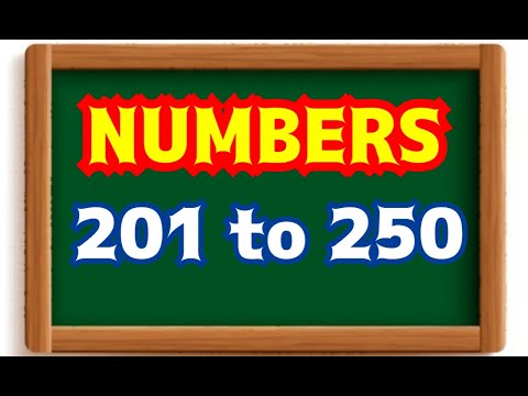 Learn Numbers 201 to 250_ Numbers Counting for Kids 201 to 250 _Baby  Learning India