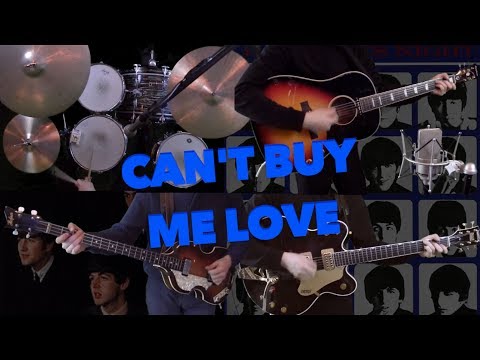 Cant Buy Me Love - (2017) Instrumental Cover - Guitars, Bass and Drums Video