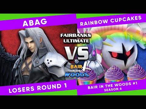 Bair in the Woods Abag (Sephiroth) vs Rainbow Cupcakes (Meta Knight, Rob, YL) - SSBU Losers Round 1