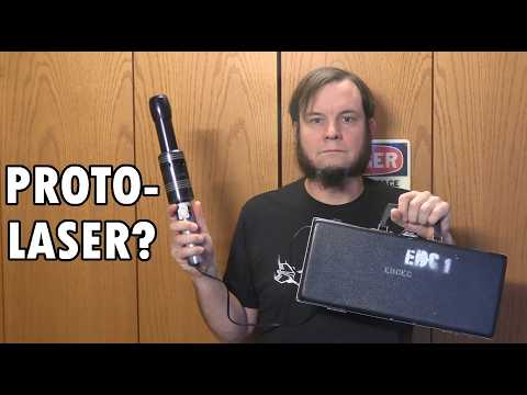 Trying Out The First "Laser" Pointer - Ednalite 120A Projection Pointer