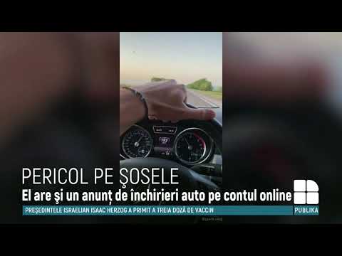 Un vitezoman a postat pe Tik Tok cum conduce cu 163 km/h prin Chișinău