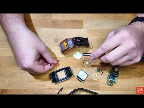 Disassemble Polar V800 training watch in time lapse